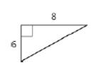 Chapter 9, Problem 390RE, Use the Pythagorean Theorem In the following exercises, use the Pythagorean Theorem to find the 
