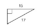 Chapter 9, Problem 391RE, Use the Pythagorean Theorem In the following exercises, use the Pythagorean Theorem to find the 