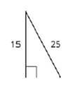 Chapter 9, Problem 392RE, Use the Pythagorean Theorem In the following exercises, use the Pythagorean Theorem to find the 