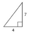 Chapter 9, Problem 393RE, Use the Pythagorean Theorem In the following exercises, use the Pythagorean Theorem to find the 