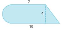 Chapter 9, Problem 486PT, Find the area of the shaded region. Round to the nearest tenth. 