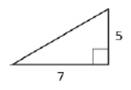 Chapter 9.3, Problem 120E, Find the Length of the Missing Side In the following exercises use the Pythagorean Theorem to find 