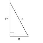 Chapter 9.3, Problem 9.44TI, TRY IT:: 9.44 Use the Pythagorean Theorem to find the length of the hypotenuse. 