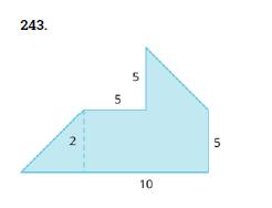 Chapter 9.5, Problem 243E, Find the Area of Irregular Figures In the following exercises, find the area of the irregular 