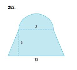 Chapter 9.5, Problem 252E, Find the Area of Irregular Figures In the following exercises, find the area of the irregular 